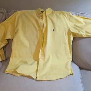 Ralph Lauren Blake Sunlit Yellow Dress Shirt